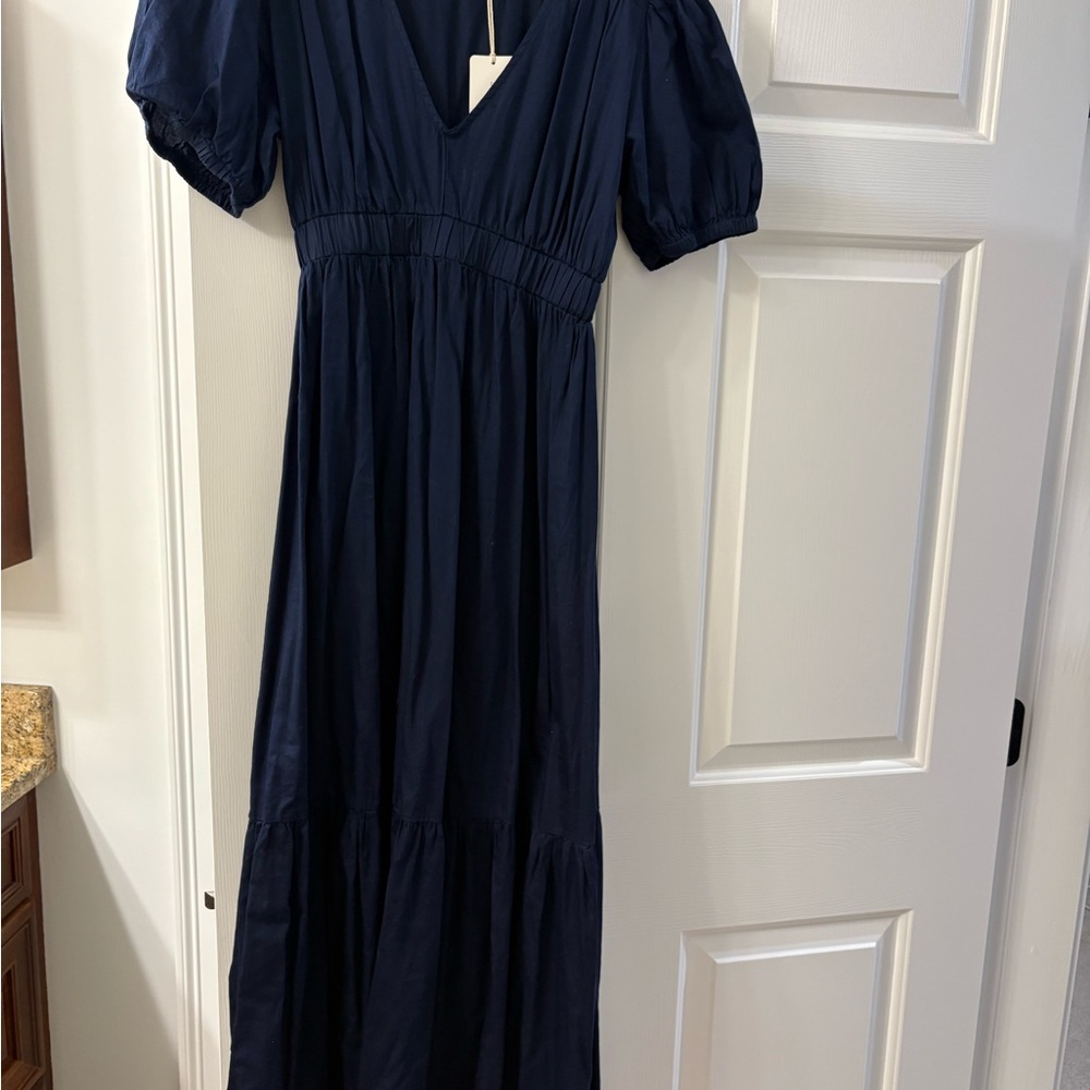 NWT Stark X Navy Blue Cotton Women's “Olive” Dress